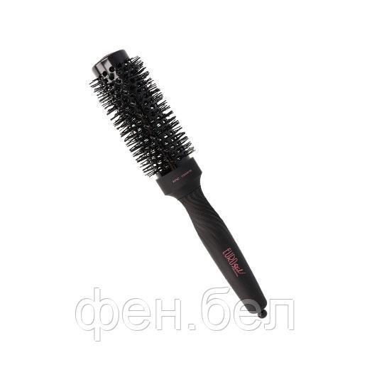 Брашинг для волос "EUROstil" CERAMIC+ion, диаметр 35 мм черный - фото 1 - id-p185338986