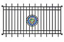 Забор металлический "Лого", тип 6, фото 2