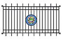 Забор металлический "Лого", тип 6, фото 4