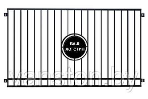 Забор металлический "Лого", тип 13