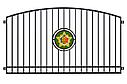 Забор металлический "Лого", тип 16, фото 2