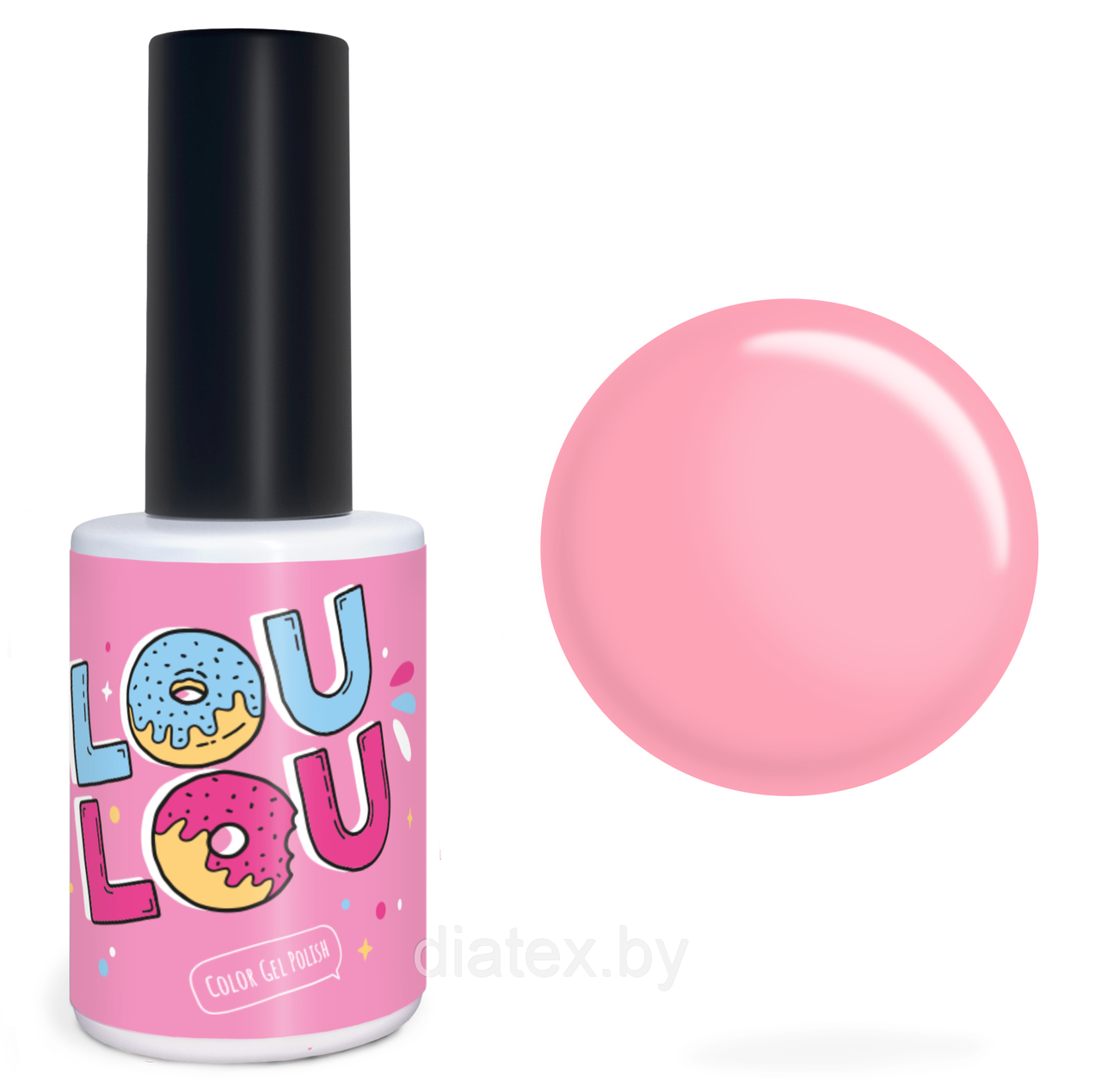 Базовое покрытие LOULOU камуфлирующее 2 в 1 “CB21” (8мл.) Summer vibe розовый рассвет