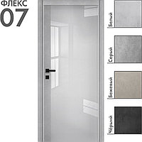 Межкомнатная дверь "ФЛЕКС" 07 (Цвета - Белый; Серый; Бежевый; Чёрный), фото 1