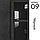Межкомнатная дверь "ФЛЕКС" 09ч (Цвета - Белый; Серый; Бежевый; Чёрный), фото 5