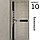 Межкомнатная дверь "ФЛЕКС" 10ч (Цвета - Белый; Серый; Бежевый; Чёрный), фото 4