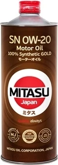 Масло моторное MITASU GOLD 0W20 SN/GF-5 (1л) MJ-102-1