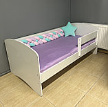 Кровать с бортиком "Комфорт" (80х160 см) МДФ, фото 2