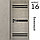 Межкомнатная дверь "ФЛЕКС" 16ч (Цвета - Белый; Серый; Бежевый; Чёрный), фото 4