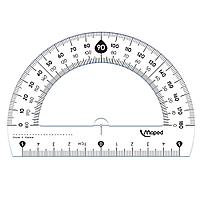 Транспортир 180° Maped, 10 см, прозрачный