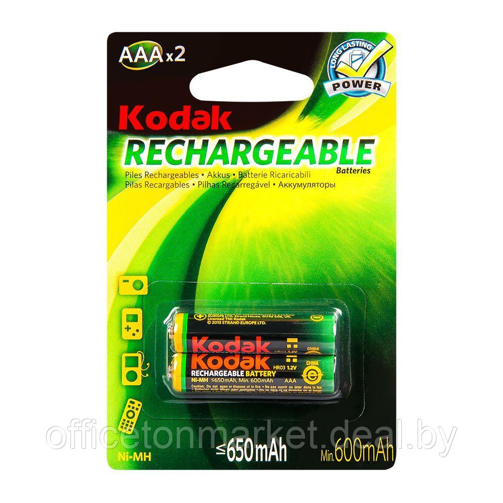 Аккумуляторы "Kodak HR03-2BL", AAA, Ni-MH, 2 шт. - фото 1 - id-p137118217