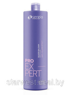 Sergio Professional Pro Expert 1000 мл Бальзам Silver для светлых волос с анти-желтым эффектом - фото 2 - id-p185387947