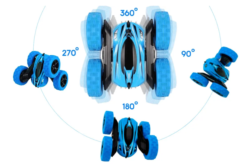 Трюковая - скоростная машинка Stunt Car 360, на пульте управления - фото 6 - id-p185388311