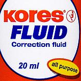 Корректор "Kores fluid", жидкость, 20 мл, фото 2