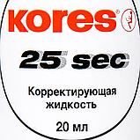 Корректор "Kores fluid econom", жидкость, 20 мл, фото 2