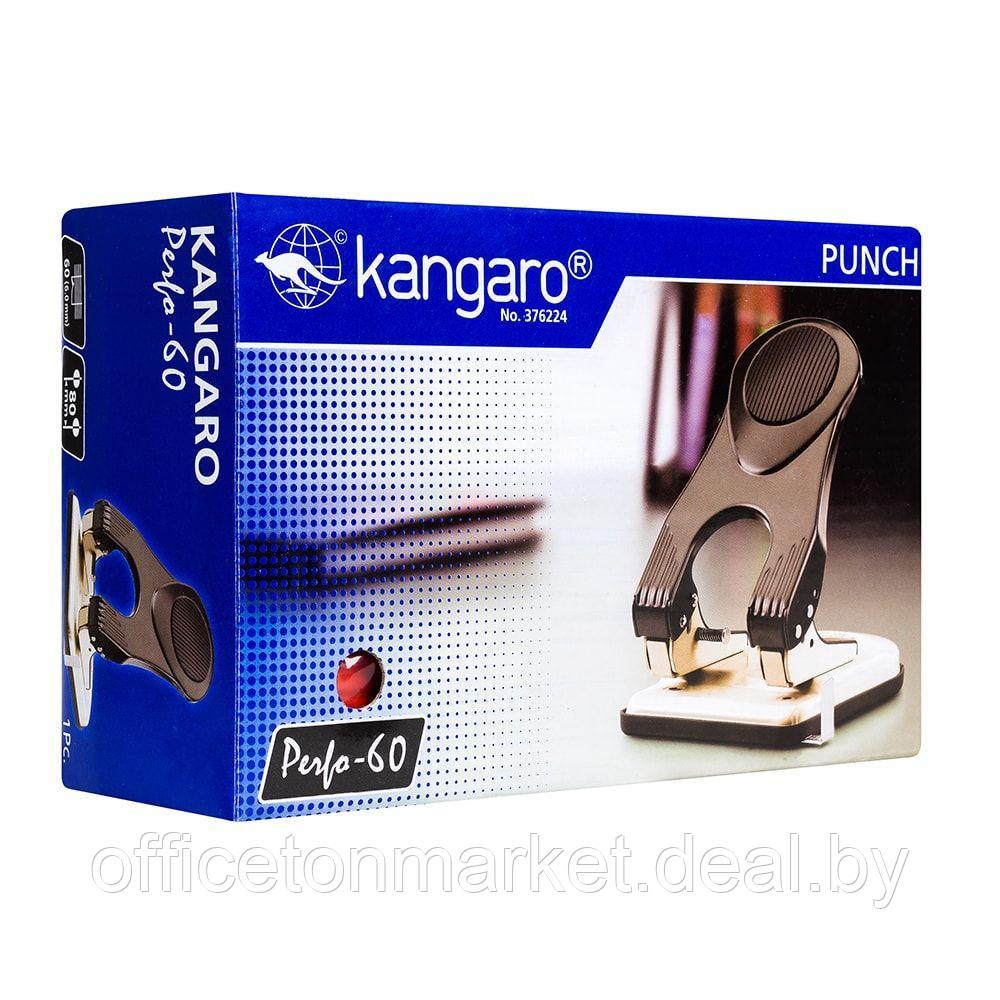 Дырокол Kangaro "Perfo 60", 60 листов, черный - фото 3 - id-p137120377