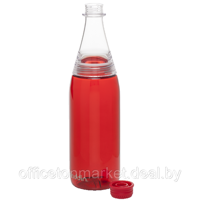 Бутылка для воды "Fresco Twist & Go Bottle", пластик, 700 мл, красный, прозрачный - фото 2 - id-p146391108