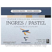 Блок-склейка бумаги для пастели "Ingres", 18x24 см, 130 г/м2, 25 листов