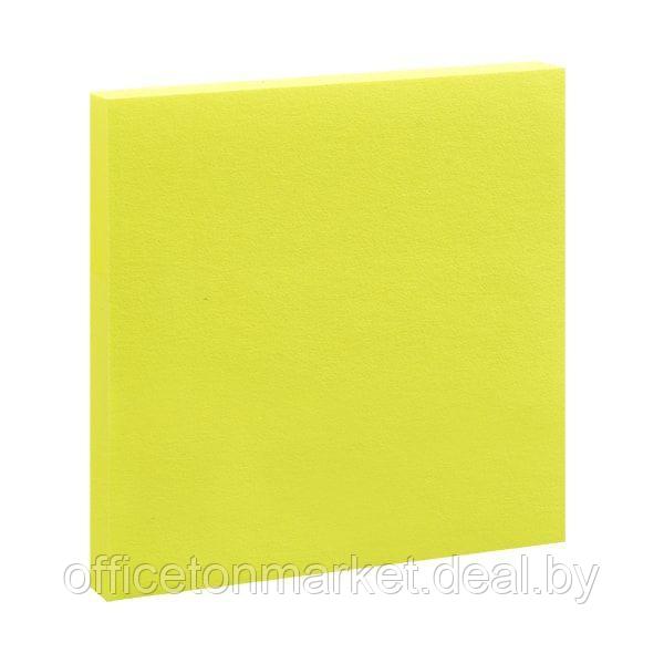 Бумага для записей на клейкой основе "Kores", 75x75 мм, 100 листов, желтый неон - фото 2 - id-p137118633