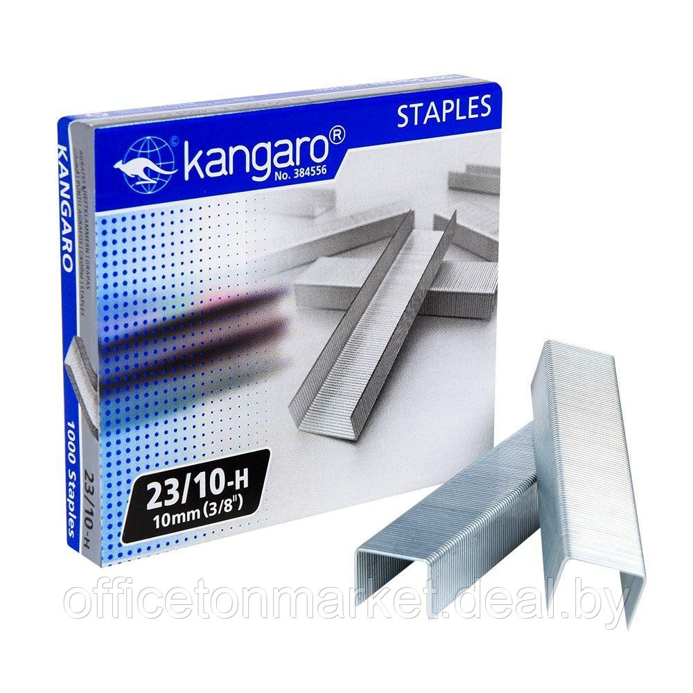 Скобы "Kangaro", 23/10, 1000 шт, металлик - фото 1 - id-p137120506