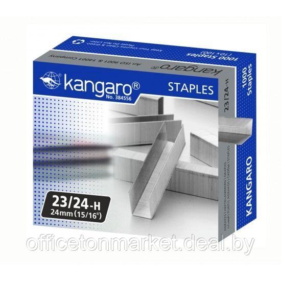 Скобы "Kangaro", 23/15, 1000 шт, металлик - фото 8 - id-p137120508