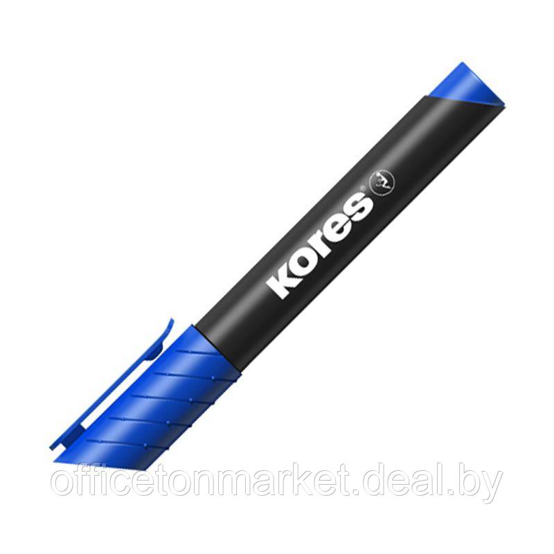 Маркер перманентный "Kores", синий - фото 1 - id-p138430990