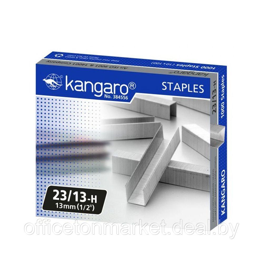 Скобы "Kangaro", 23/13, 1000 шт, металлик - фото 1 - id-p137120511