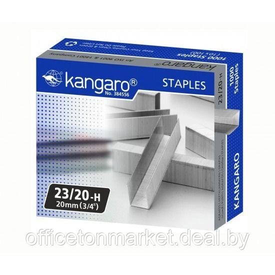 Скобы "Kangaro", 23/17, 1000 шт, металлик - фото 7 - id-p137120515