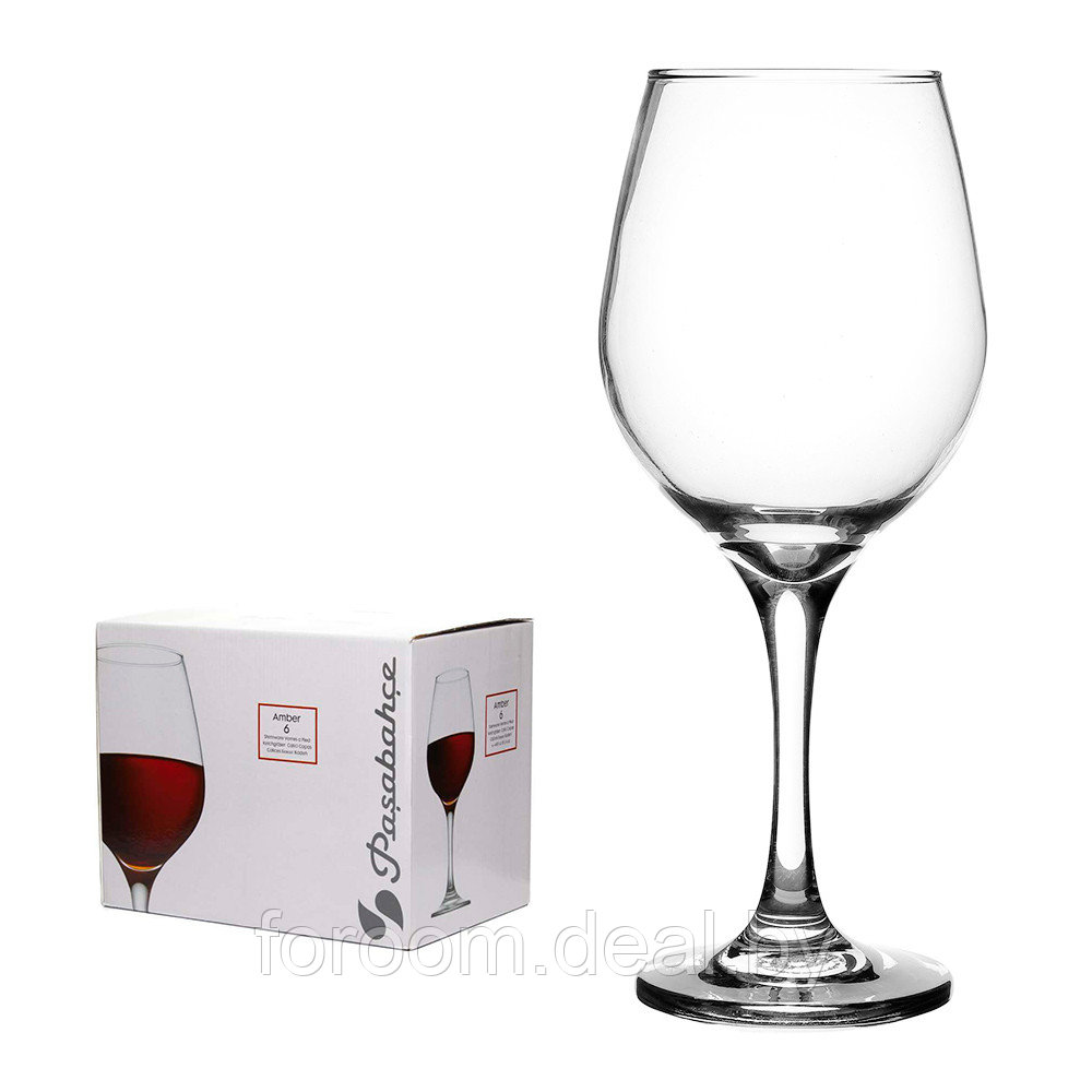 Набор бокалов 460мл (6шт.) для красного вина Pasabahce Amber 440275 1106163 - фото 1 - id-p185418705