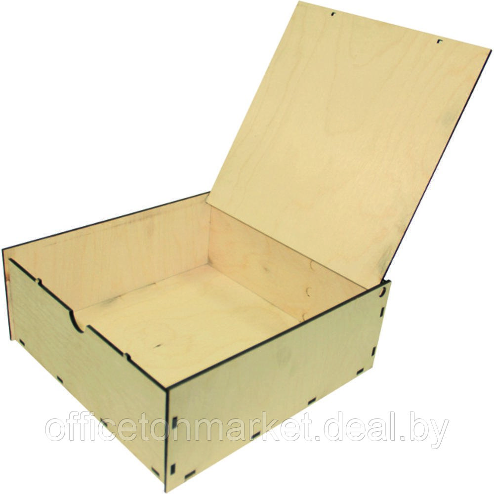 Коробка подарочная "КВ1", 22.5x24.5x10 см, светло-коричневый - фото 2 - id-p166620067