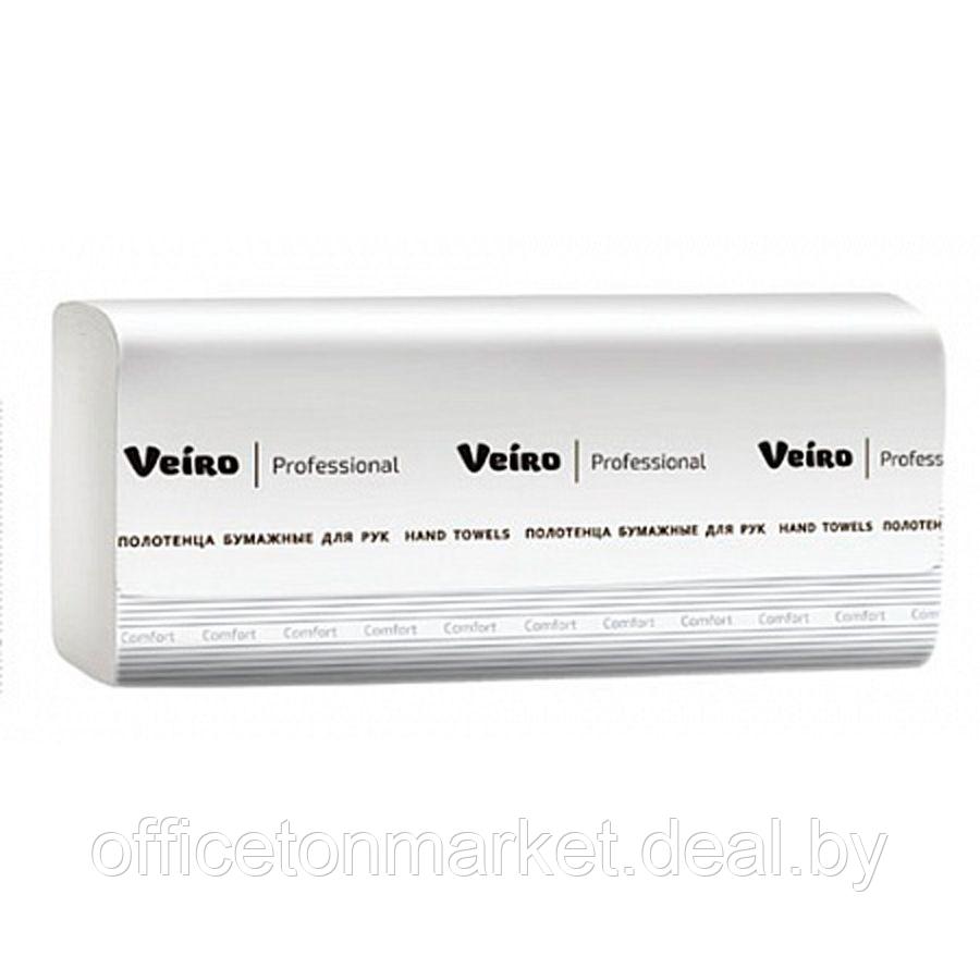 Полотенца бумажные "Veiro Professional Comfort", V-сложение, 1 слой, 250 листов