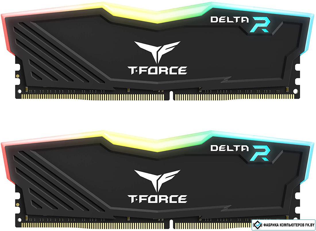 Оперативная память Team T-Force Delta RGB 2x16ГБ DDR4 3200 МГц TF3D432G3200HC16FDC01 - фото 1 - id-p185419655