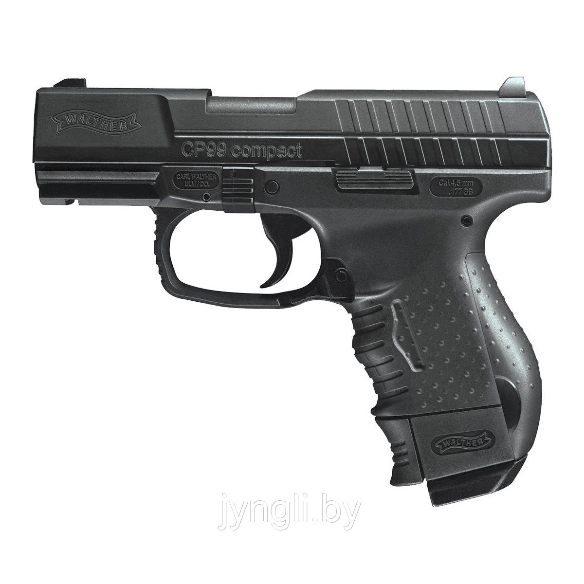 Пистолет пневматический Walther CP 99 Compact (черный с черной рукояткой)