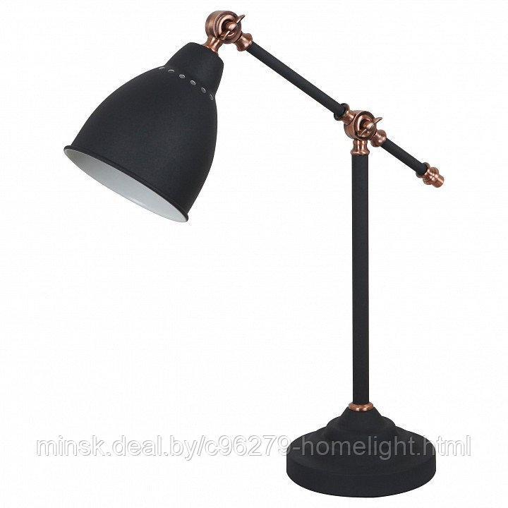 Настольная лампа офисная Arte Lamp Braccio A2054LT-1BK - фото 1 - id-p185423429