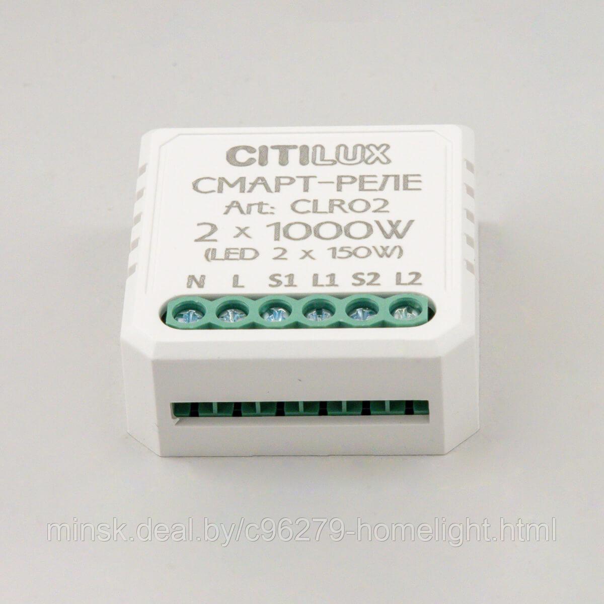 Смарт-реле Citilux 2-х канальное CLR02 Smart Relay - фото 2 - id-p185423586