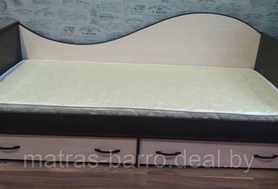 Кровать односпальная Крепыш-03 Кит с ящиками (90х200 см) - фото 2 - id-p185424102
