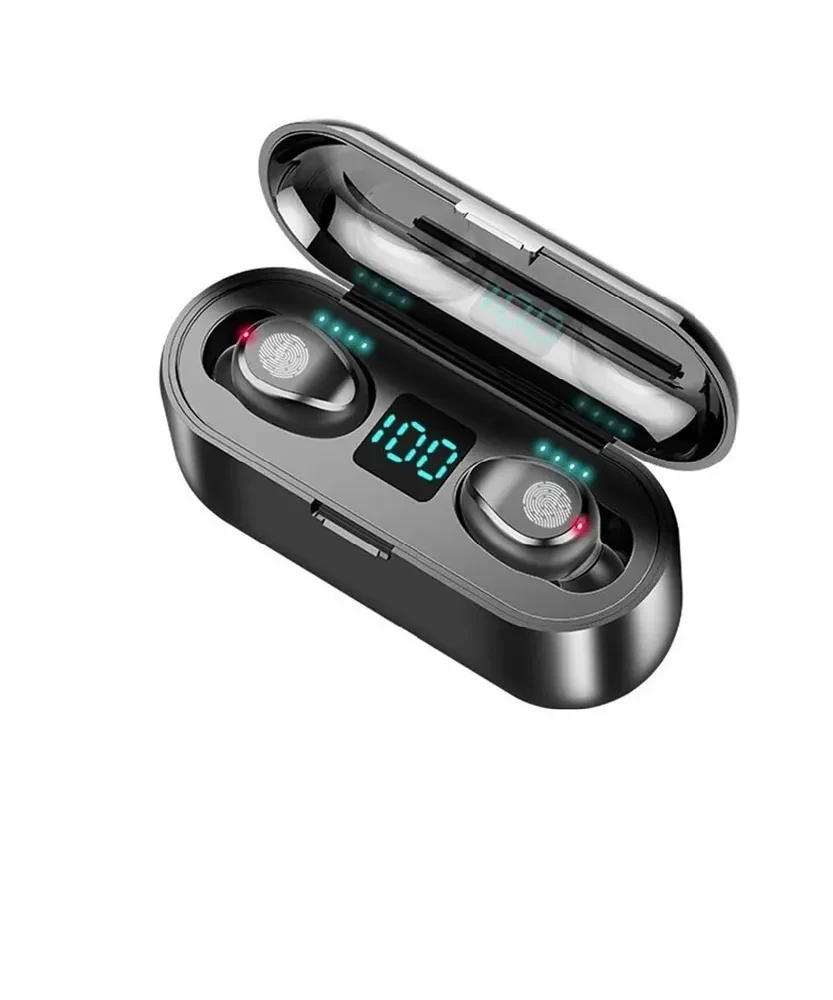Беспроводные Bluetooth наушники с микрофоном и внешним аккумулятором TWS BTH-F9 - фото 6 - id-p156217980