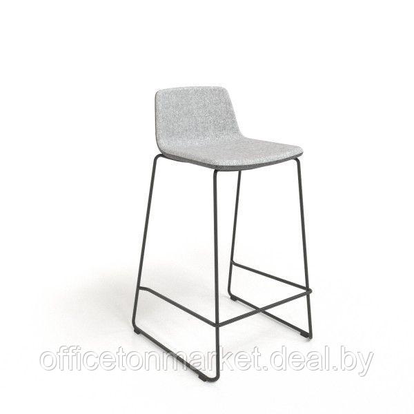 Высокий стул "Narbutas TANGO", гобелен, металл, темно-салатовый меланж, -13%