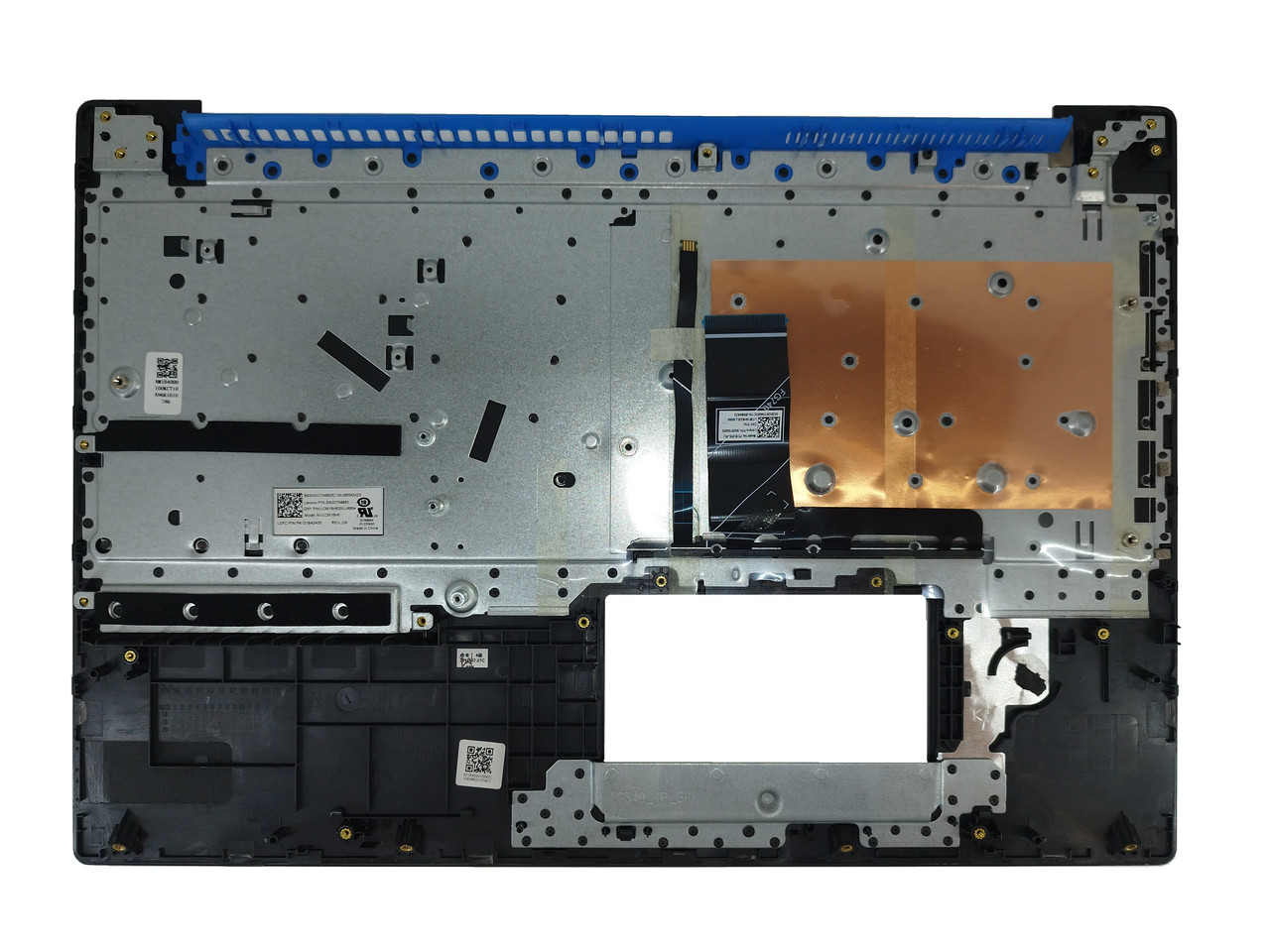 Верхняя часть корпуса (Palmrest) Lenovo IdeaPad L340-15 с клавиатурой, с синей подсветкой, серый, RU - фото 2 - id-p185430478