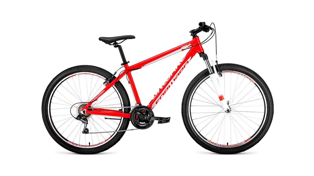 Велосипед Forward Apache 27.5 1.0 Classic р.19 2022 (красный/белый)