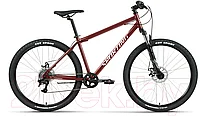 Велосипед Forward Sporting 27.5 2.3 D р.17 2022 (темно-красный/серебристый)