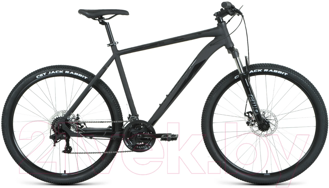 Велосипед Forward Apache 27.5 2.0 D р.17 2022 (черный матовый/черный)
