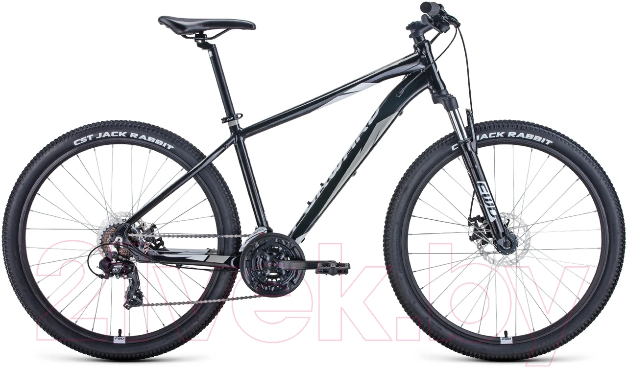 Велосипед Forward Apache 27.5 2.0 D р.21 2022 (черный/серый)
