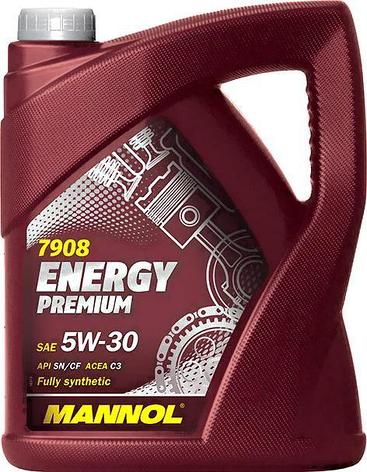 Моторное масло MANNOL MN7908-5 Energy Premium 5W-30 API SN/CH ESTER 5л, фото 2