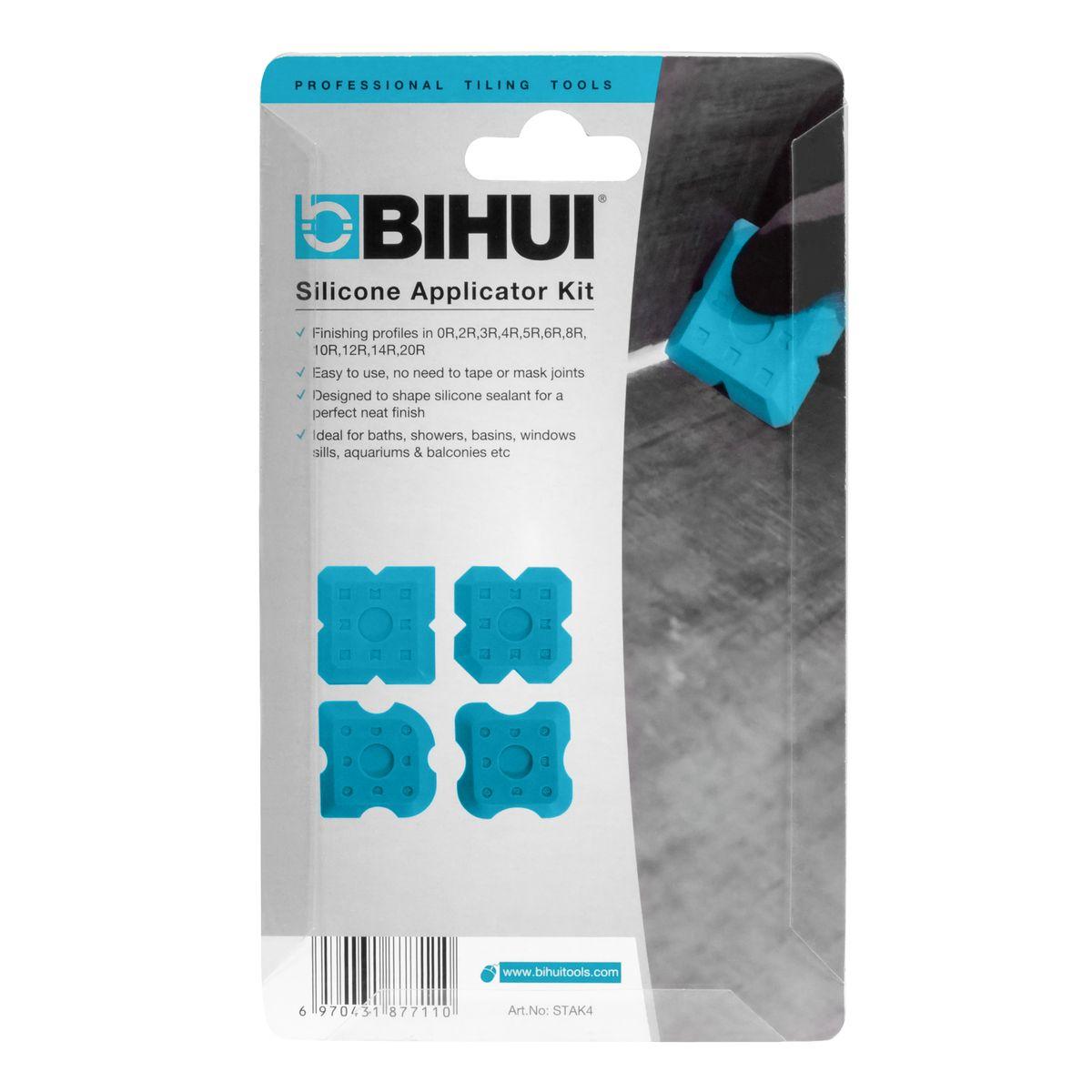 Шпатели для силиконовых герметиков BIHUI, набор 4шт - фото 2 - id-p185441424