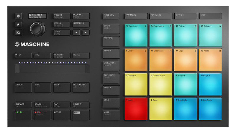 MIDI контроллер Native Instruments MASCHINE Mikro MK3 - фото 1 - id-p185442773