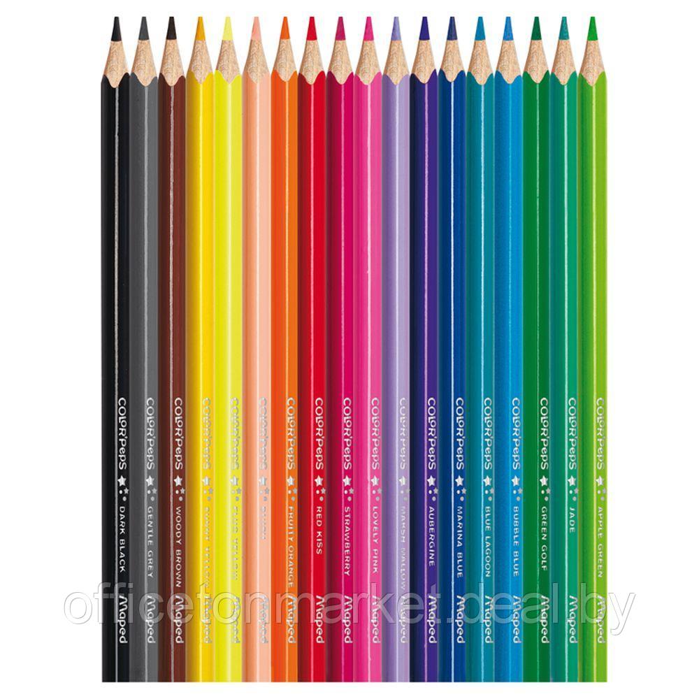 Цветные карандаши Maped "Color Peps", 18 цветов - фото 2 - id-p137124090