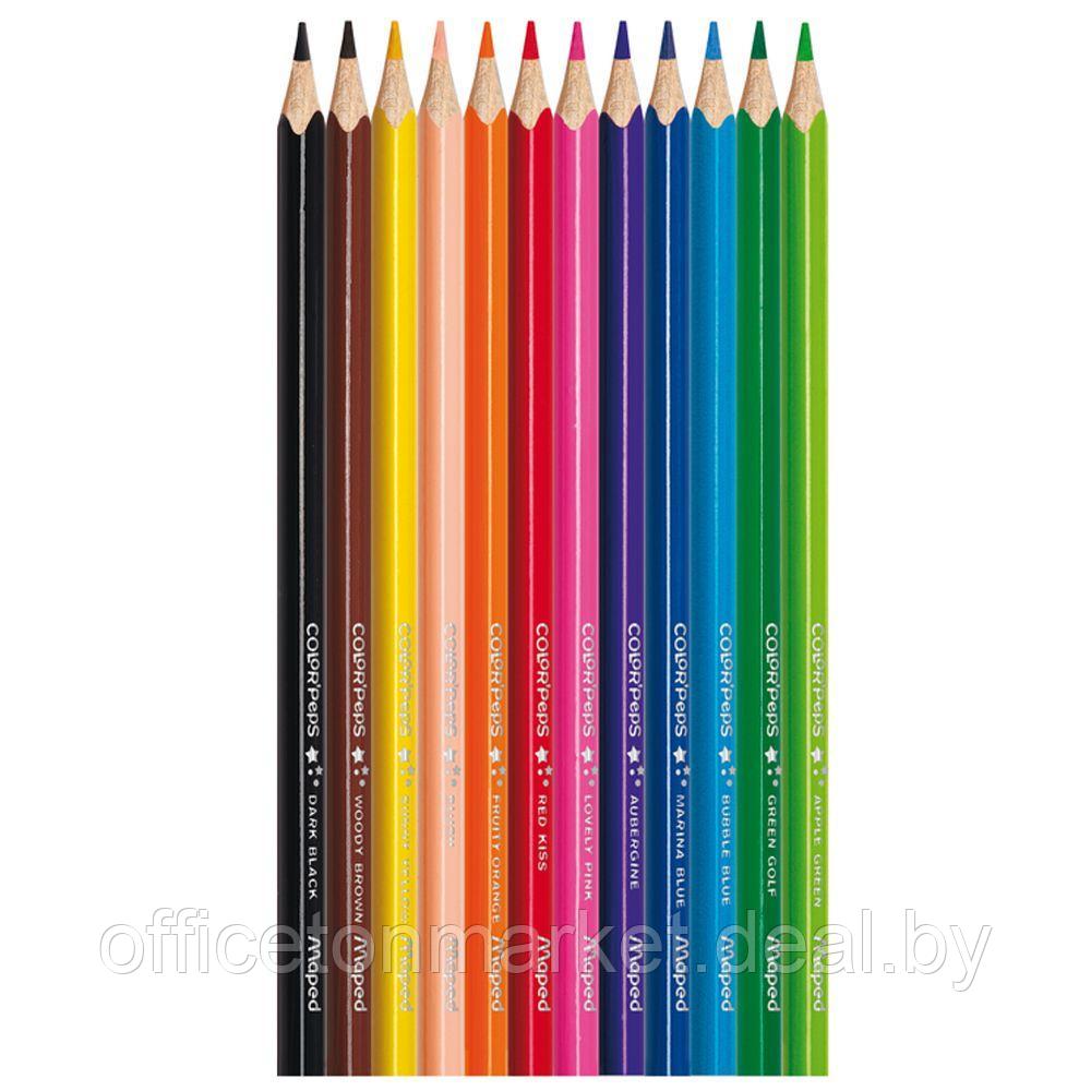 Цветные карандаши Maped "Color Peps", 12 цветов - фото 2 - id-p137124096