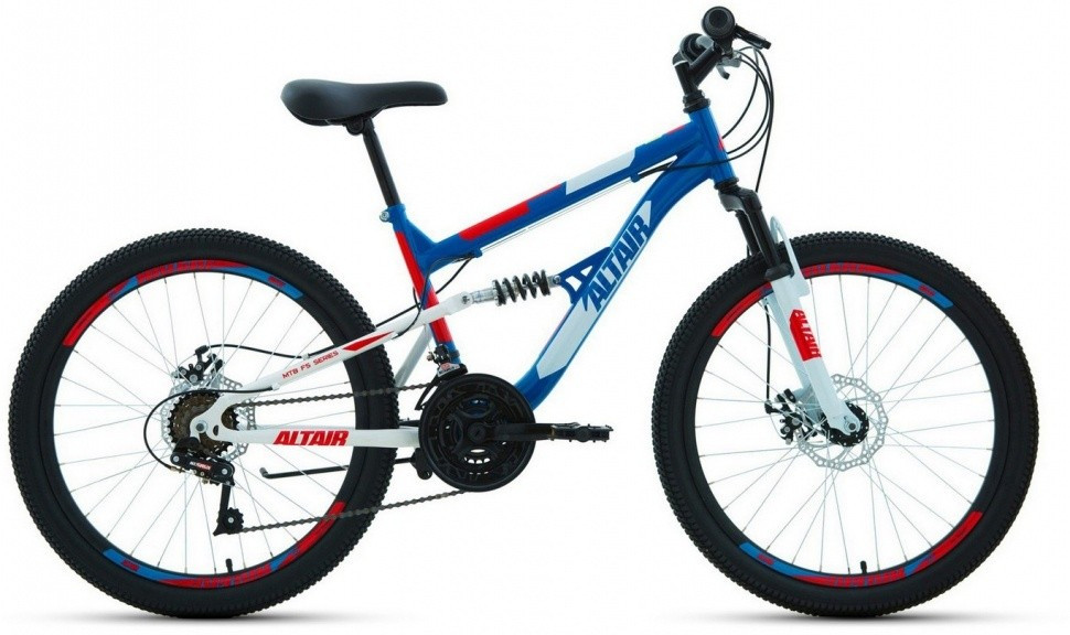 Велосипед Altair MTB FS 26 2.0 D р.16 2022 (синий)