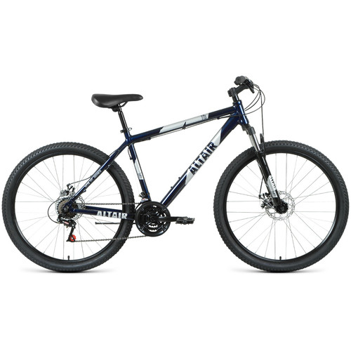 Велосипед Altair AL 27.5 D р.19 2022 (темно-синий/серебристый)