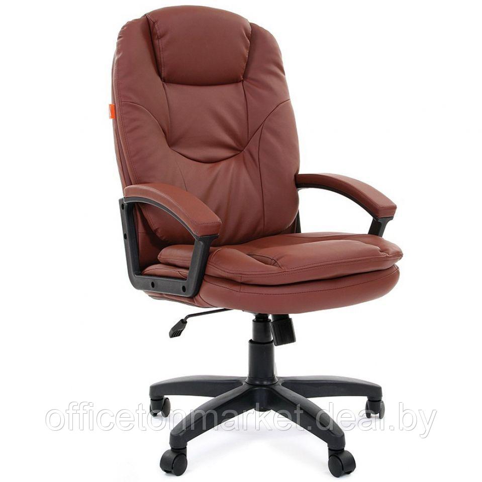 Кресло для руководителя "CHAIRMAN 668 LT", экокожа, пластик, коричневый - фото 1 - id-p185428906
